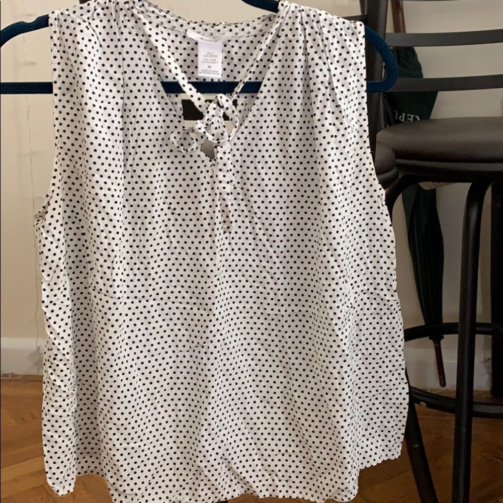 Polka dot top